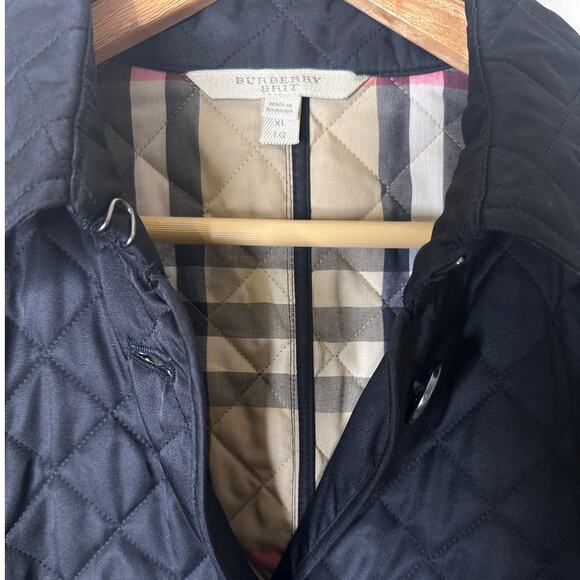 Burberry Brit Black Copford Diamond Quilted Jacket size XL - Picture 4 of 9